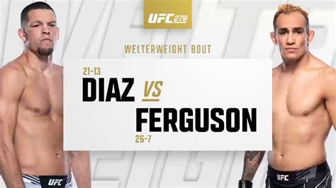 UFC 279: Nate Diaz vs Tony Ferguson Highlights.